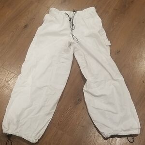 White Drawstring Pants